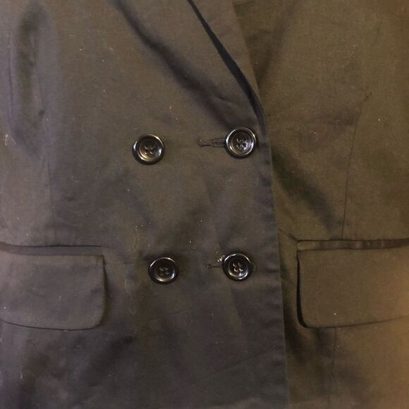 Romeo & Juliet Couture Jacket. Size Large black. - Picture 2 of 8